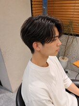 ヘアリゾート粋 トゥジュ 池袋東口店(tujuh)&nbsp;メンズ/曲がる縮毛矯正/センターパート