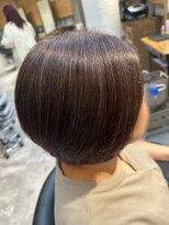ヘアリゾート粋 トゥジュ 池袋東口店(tujuh)&nbsp;大人ショート/ダークブラウン/艶髪