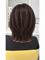 アトリーチェ 六科店(ATTRICE)&nbsp;艶感ダークブラウン×大人ミディアムレイヤー