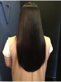 ダメージレス縮毛＋カラー で素髪美人