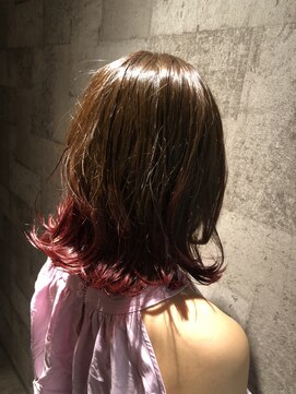 ヘアメイク アース ユーカリが丘店(HAIR & MAKE EARTH) 裾カラー