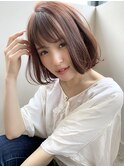 【アフロート添田】大人かわいい小顔ボブ