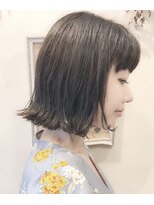 ヘアーアンドメイク グリーン(hair&make green) 切りっぱなし外はねボブ【東十条/王子/赤羽/髪質改善】