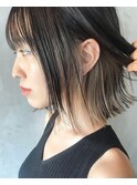 SAKURA岐阜☆切りっぱなしボブ☆インナーカラー☆