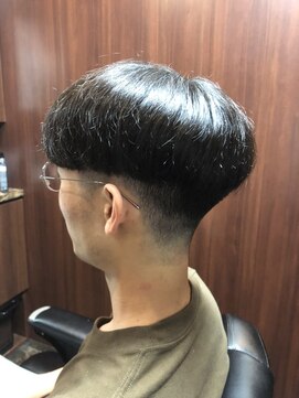 ヒロギンザ 浜松町店(HIRO GINZA) マッシュキノコヘア<ヒロ銀座/メンズ/浜松町/大門/理容室/汐留>