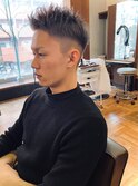 【IRIE HAIR赤坂】アップバング×フェードスタイル×束感カット