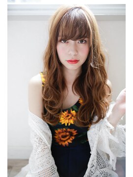 ロロネー 森ノ宮キューズモール(Lolonois) 【Lolonois森ノ宮】可愛い波ウェーブロング（藤岡尚希）