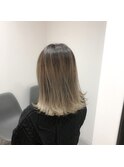 ホワイトグラデーションカラー