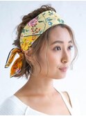 大人可愛いバンダナアレンジ