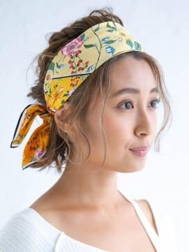 アース 三軒茶屋店(HAIR&MAKE EARTH) 大人可愛いバンダナアレンジ