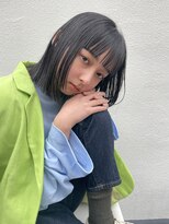 ノーム(norm) ヘルシースタイル。顔周りレイヤーボブ