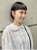 ミニボブ+オン眉