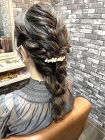 【Lilly新宿】#アレンジ#ヘアセット#編みおろし