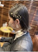 金箔ヘア