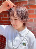 オレンジブラウン / アプリコットオレンジ/ ショートウルフ