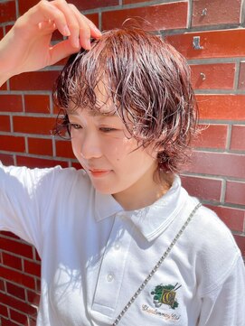 ユーリ(JUURI) オレンジブラウン / アプリコットオレンジ/ ショートウルフ