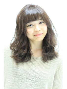 ヘアアンドアイラッシュ ココアンジェ くりえいと宗像店(Coco Ange) ラフかわ無造作カール