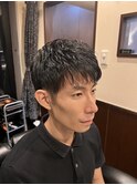 FWツーブロック厚め刈りスタイル