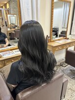 シェノン 西梅田(CHAINON)&nbsp;前髪/グレーベージュ/アッシュカラー/黒髪/暗髪/レイヤーカット