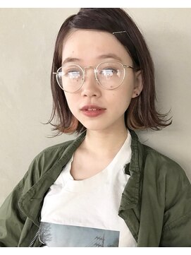 コス(kos) インナーグレージュ/マチルダボブ/前髪/ピンクベージュ/二子玉川