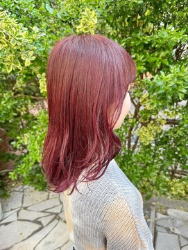 ネオリーブソラ 相模大野店(Neolive sola) ブリーチ必須/カシスカラー