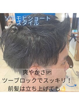 エミタス ヘア リゾート(EMITAS Hair Resort) ソフモヒショートスタイル