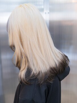 フィッツコア(FITS CORE) ホワイト ブラウン エンドカラー