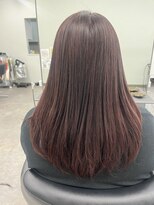 ガルボヘアー 桟橋店(garbo hair)&nbsp;ピンクブラウン　トリートメント　艶カラー　グレイカラー