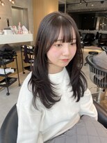 ロンドミラー 博多店(Lond Mirror)&nbsp;レイヤーカット/透明感/顔周りカット/小顔/髪質改善/韓国風