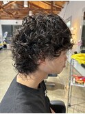 マッシュウルフパーマ