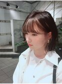 インナーカラーボブ