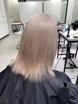 ペレ 渋谷(PELE)&nbsp;ホワイトグレージュ/デジタルパーマ/チェリーブラウン/渋谷