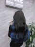 最高級人毛★羽エクステ＋カラー80本(黒)　