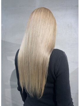 オジョマノ(OjOmano) 〈h15〉ホワイトベージュ 髪質改善艶カラー１０代２０代