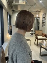 スタン 渋谷(Stam)&nbsp;マロンベージュ/中明度/ダブルカラー/グレージュ/ボブ/Y