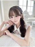 ふわふわハーフアップ　＊りあん＊