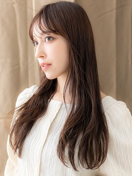 カバーヘアアンドスパ ブリス 浦和(COVER HAIR&SPA bliss) チョコレートブラウンゆるふわ小顔エアリーロングY浦和30代40代