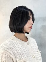 リール 銀座(R'EEL) オリーブグレー/ボブ/顔周り/小顔/レイヤー/髪質改善/縮毛矯正