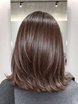 フリック 京都河原町店(FLICK)&nbsp;★ハッシュボブ/スモーキーブラウン/顔周りカット/京都髪質改善