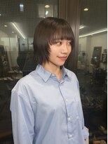 ポール(pole)&nbsp;札幌ボブ　小顔に見えるハッシュカット