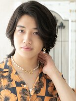 モッズヘアメン 札幌月寒店(mod's hair men) 20代30代七三分け伸ばしかけ黒髪サーフパーマウルフm札幌月寒