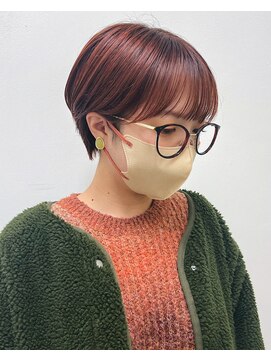 エンノア 池袋(ENNOA) 【加々美】丸みショートボブ/ミルクティーベージュ/髪質改善