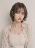 ミディアムレイヤー顔周りレイヤー20代～50代【西新大濠荒戸】