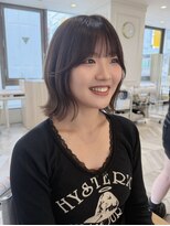 ニューヨークニューヨーク なんば道頓堀店(NYNY)&nbsp;ブラウン×レイヤーボブ