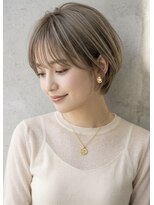 ブロッサム 朝霞台店(Blossom) 大人可愛い丸みショート×ベージュカラー