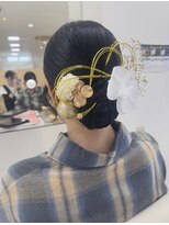 ヘアポジション 大曲北店 HAIR Position&nbsp;和装タイトシニヨン（お団子）スタイル☆