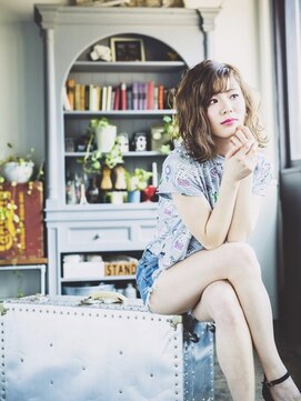 ラッドヘアー(LAD HAIR) 【LAD HAIR】バレイヤージュで立体感♪ボブ