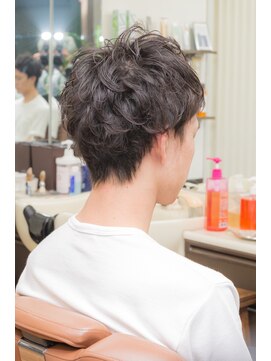 ヘアージャンティ(HAIR GENTIL) メンズ ショート 【 ショートレイヤー × くせ毛風パーマ 】