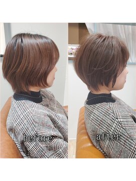 アイル(I'll) 【Hair Make I`ll 奈良】　ビフォーアフター
