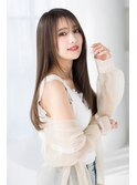 【Totia福島】エアーストレート×ミルクティーブラウン